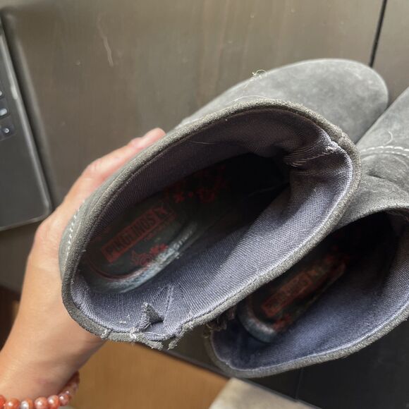 Pikolinos Leather Suede Heeled Ankle Boots Size 37 - Picture 4 of 4